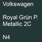 Preview: Volkswagen, Royal Grün P. Metallic 2C, N4.